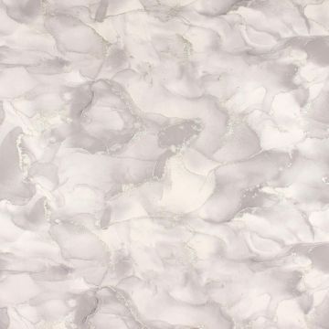 Обои виниловые на флизелине Style Decor (Стайл Декор), антивандальные, серые с серебром, 10х1,06 м, Персеида 4069-21