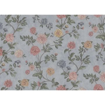 Обои виниловые на флизелине Zambaiti Parati Satin Flowers IV 10.05x0.53 м (Z66807)