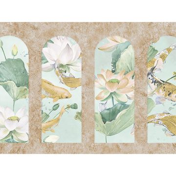 Панно виниловое на флизелине Zambaiti Parati Satin Flowers IV 5.1x3 м (Z66867)