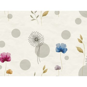 Панно виниловое на флизелине Zambaiti Parati Satin Flowers IV 5.1x3 м (Z66886)