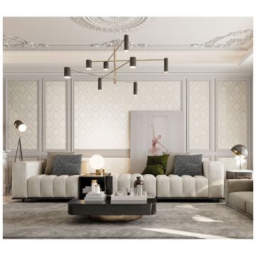 Обои флизелиновые Milassa Дамаск 10х1 м (DK14 002/3)