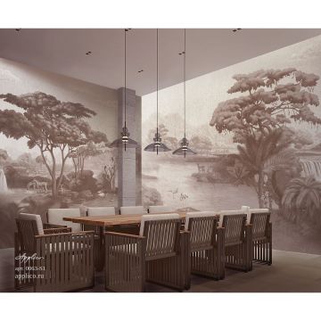 Фреска виниловая Applico (Апплико) Five, 0063-A