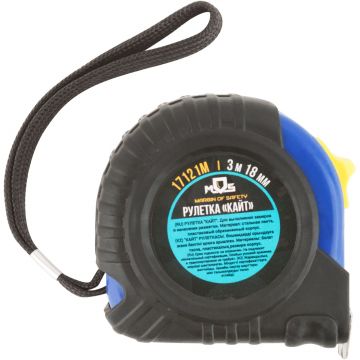 Рулетка Mos (Мос) Кайт 3 мх18 мм 17121М