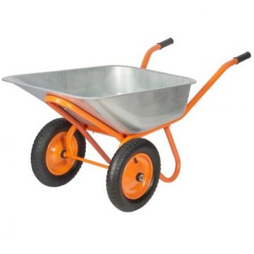 Тачка садово-строительная Строймаш (Stroimash) двухколесная объем 90 л грузоподъемность 250 кг