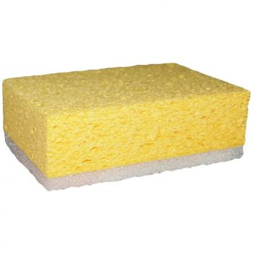 Губка целлюлозная Диамант (Diamant) комбинированная 145х95х55 мм