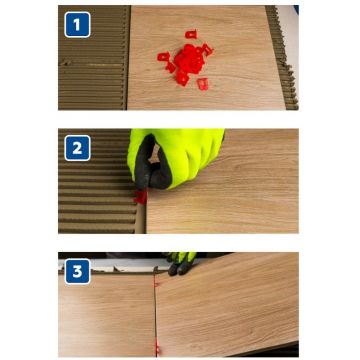 Система выравнивания плитки Plitonit (Плитонит) SVP-PROFI 2 мм зажим ворота 100 шт.