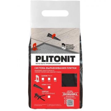 Система выравнивания плитки Plitonit (Плитонит) SVP-PROFI клин 100 шт.