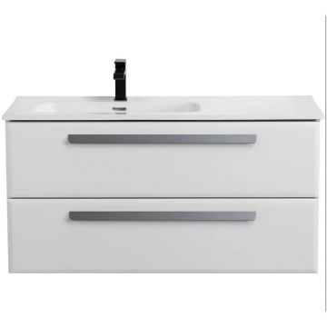 База под раковину Cezares ECO-CER-N-1000-2C-SO-BL-L белый глянец