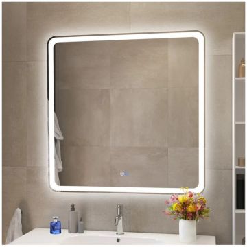 Зеркало Cezares CZR-SPC-MC-800-800-RGB-TCH