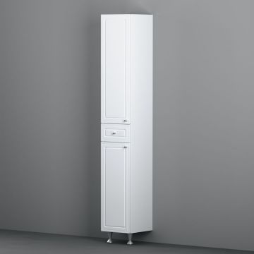 Шкаф-колонна на ножках, RedBlu by Damixa (Дамикса) Palace One, 30 см белый глянец, M41CSR0303WG