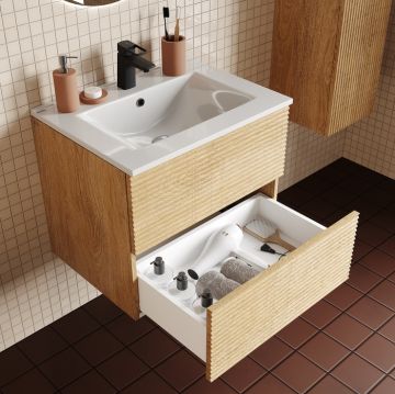 Тумба подвесная Iddis (Иддис) Bild, 60 см, дуб светлый, BIL60V0i95 подходит умыв. 0136000i28