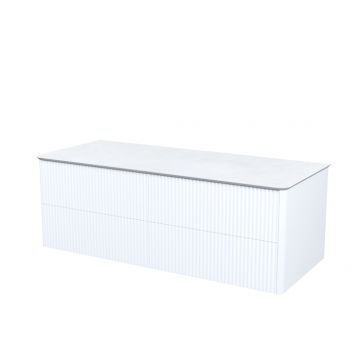 Тумба подвесная Iddis (Иддис) Aiger, со столешницей без отверстий, 120 см, белый, AIG12W1i95K