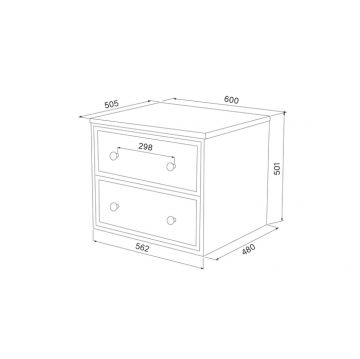 Тумба подвесная Iddis (Иддис) Torr, со столешницей МДФ, дуб верона, 60 см, темно-серый, TOR60DVi95K подход. столеш-ца OPH60BVi89