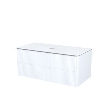 Тумба подвесная Iddis (Иддис) Aiger, со столешницей, 100 см, белый, AIG10W0i95K