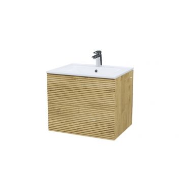 Тумба с умывальником Iddis (Иддис) Bild, подвесная, 60 см, дуб светлый, BIL60V0i95K