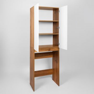 Шкаф Viant (Вайант) Бостон 65, VBOS645-SHSM 1900х645х380 разборный для см, дуб вотан/белый