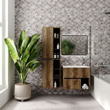 Пенал Viant (Вайант) Люксембург 50, VLUX500D-PENP 1700х500х300 2 ств подвесной дерево