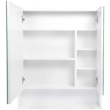 Зеркальный шкаф Viant (Вайант) Мальта 70, VMAL70BEL-ZSH 850х700х134 правый/левый, без подсветки, белый