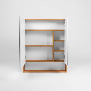 Зеркальный шкаф Viant (Вайант) Мальта 70, VMAL70-ZSH 850х700х134 правый/левый, без подсветки, дуб вотан