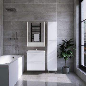 Пенал Viant (Вайант) Мальта 30, VMAL300BEL-PEN 1900х300х300 напольный, правый/левый, белый