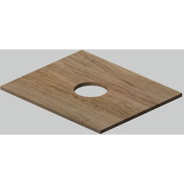 Столешница Am.Pm (Ам.Пм) Func дерево текстурированное, 60 см -, зеленый, M8FST0600OF