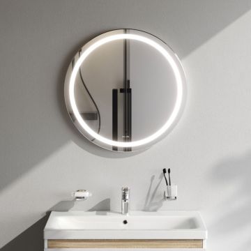 Зеркало универсальное Am.Pm (Ам.Пм) X-Joy контурная LED-подсветка, ИК-сенсор, 65 см серебристый, M85AMOX0651WG