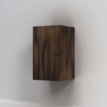 Шкаф с полками Am.Pm (Ам.Пм) Func дерево текстурированное, 40 см (В 700 мм), полки, коричневый, M8FCH0402OF