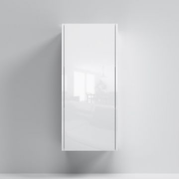 Шкаф с полками Am.Pm (Ам.Пм) Func белый глянец, 40 см (В 900 мм), полки, M8FCH04029WG