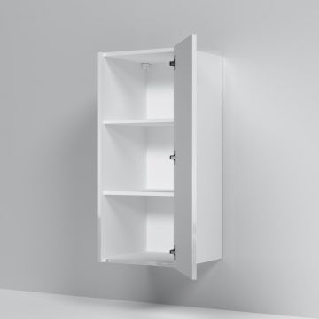 Шкаф с полками Am.Pm (Ам.Пм) Func белый глянец, 40 см (В 900 мм), полки, M8FCH04029WG