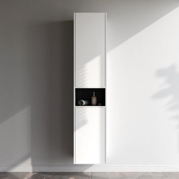 Шкаф с полками Am.Pm (Ам.Пм) Func 40 см 900 мм, белый матовый, M8FCH04029WM