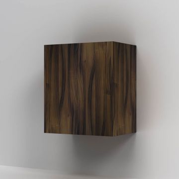 Шкаф с полками Am.Pm (Ам.Пм) Func дерево текстурированное, 60 см (В 700 мм), полки, коричневый, M8FCH0602OF