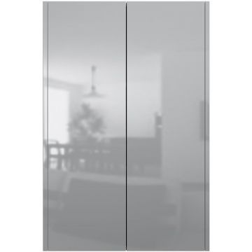 Шкаф с полками Am.Pm (Ам.Пм) Func белый глянец, 60 см (В 900 мм), полки, M8FCH06029WG