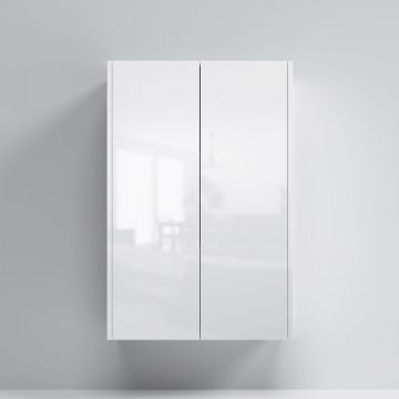 Шкаф с полками Am.Pm (Ам.Пм) Func белый глянец, 60 см (В 900 мм), полки, M8FCH06029WG