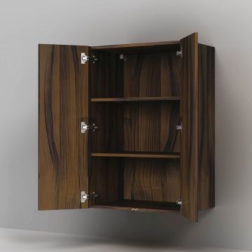 Шкаф с полками Am.Pm (Ам.Пм) Func дерево текстурированное, 60 см (В 900 мм), полки, коричневый, M8FCH06029OF