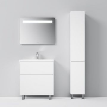 Шкаф-колонна напольный Am.Pm (Ам.Пм) Gem 30 см двери push-to-open, белый глянец, M90CSR0306WG