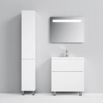 Шкаф-колонна напольный Am.Pm (Ам.Пм) Gem 30 см двери push-to-open, белый, M90CSL0306WG