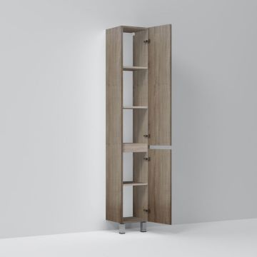 Шкаф-колонна напольный Am.Pm (Ам.Пм) Gem S, 30 см светлый дуб, правый. M91CSR0306OF