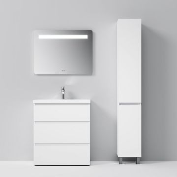 Шкаф-колонна напольный Am.Pm (Ам.Пм) Gem S, 30 см белый глянец. нет. M91CSR0306WG