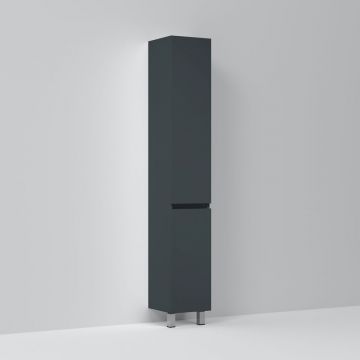 Шкаф-колонна напольный Am.Pm (Ам.Пм) Gem S, 30 см графит матовый, нет. M91CSR0306GM