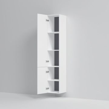 Шкаф-колонна подвесной Am.Pm (Ам.Пм) Gem 30 см двери push-to-open, белый, M90CHL0306WG