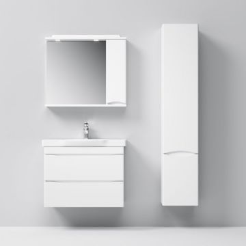 Шкаф-колонна подвесной Am.Pm (Ам.Пм) Like 35 см двери, глянец, белый, ш, M80CHR0356WG