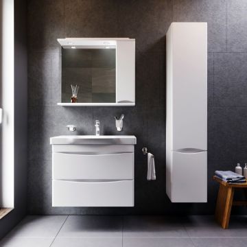 Шкаф-колонна подвесной Am.Pm (Ам.Пм) Like 35 см двери, глянец, белый, ш, M80CHR0356WG