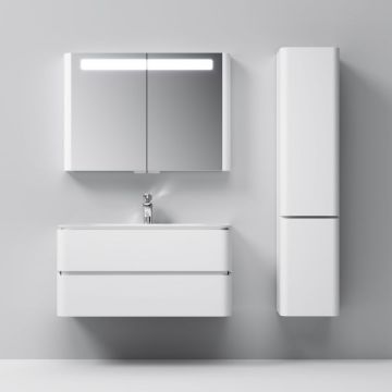 Шкаф-колонна подвесной Am.Pm (Ам.Пм) Sensation, 40 см двери, глянцевая, белый, M30CHR0406WG