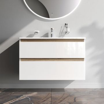 База под раковину Am.Pm (Ам.Пм) X-Joy подвесная, 100 см 2 ящика, белый, M85AFHX1002WG