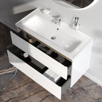 База под раковину Am.Pm (Ам.Пм) X-Joy подвесная, 100 см 2 ящика, белый, M85AFHX1002WG