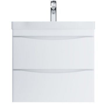 База под раковину подвесная Am.Pm (Ам.Пм) Like глянцевая, 65 см 2 ящика, белый, M80FHX0652WG