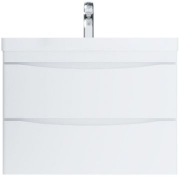 База под раковину подвесная Am.Pm (Ам.Пм) Like глянцевая, 80 см 2 ящика, белый, M80FHX0802WG