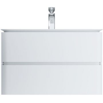 База под раковину подвесная Am.Pm (Ам.Пм) Sensation, 80 см ящики, глянцевая, белый, M30FHX0802WG