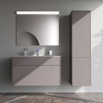 База под раковину Am.Pm (Ам.Пм) Inspire V2.0, 100 см 3 ящика, push-to-open, элегантный серый матовый, M50AFHX1003EGM