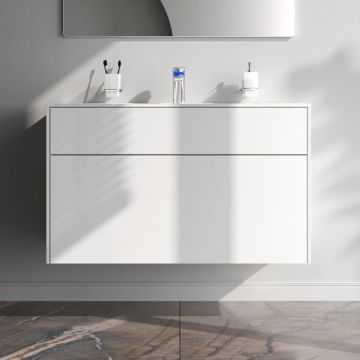 База под раковину Am.Pm (Ам.Пм) Inspire V2.0, 100 см 3 ящика, push-to-open, белый матовый, M50AFHX1003WM